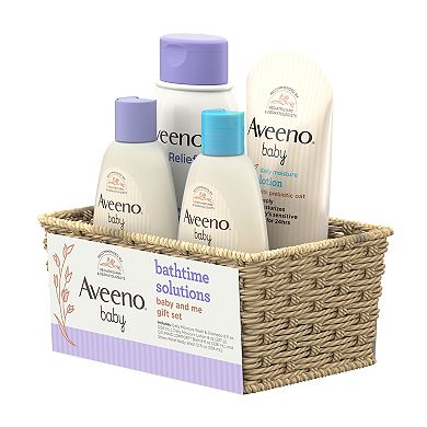 Aveeno Baby Daily Bathtime Solutions Baby & Me Gift Set