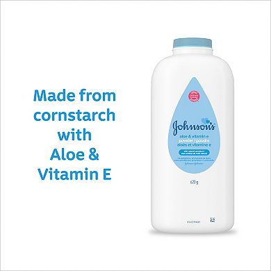 Johnson's® Aloe & Vitamin E Powder