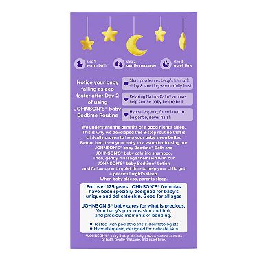 Johnson & Johnson 4-Piece Sleepy Time Relaxing Baby Bedtime Gift Set
