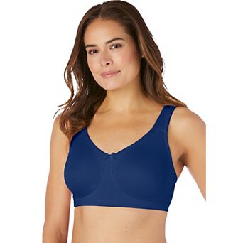 Comfort Choice Women's Plus Size Breathe Wirefree T-shirt Bra