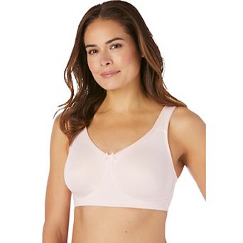 Comfort Choice Women's Plus Size Breathe Wirefree T-shirt Bra