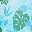 Paradise Blue Palm