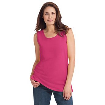 Woman Within Plus Size Perfect Scoopneck Tank