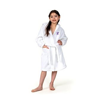 Linum Home Textiles Personalized Kids' Super Plush Hooded Bathrobe