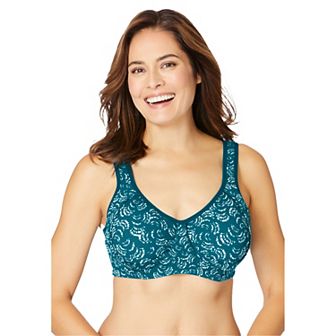 Comfort Choice Women's Plus Size Out Wire Bra