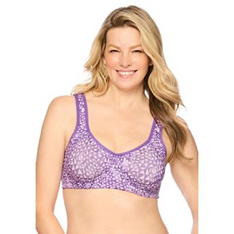 Comfort Choice Women's Plus Size Out Wire Bra