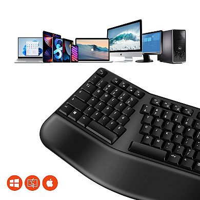 Delton Kb200 Wireless Ergonomic Keyboard (DKBERG24G8-WB)