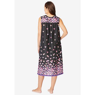 Only Necessities Plus Size Sleeveless Print Lounger