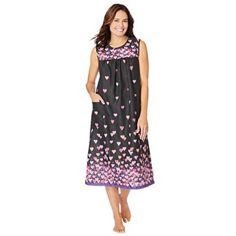 Only Necessities Plus Size Sleeveless Print Lounger