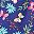 Dark Navy Butterfly
