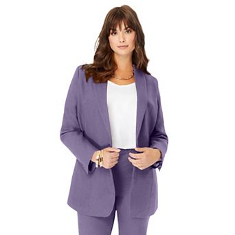 Roaman's Women's Plus Size Bendover Blazer