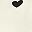 Ivory Black Heart