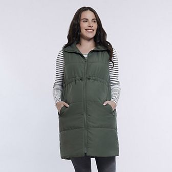 Maternity Motherhood® Long Puffer Vest