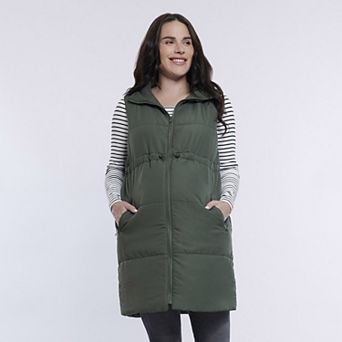 Maternity Motherhood® Long Puffer Vest