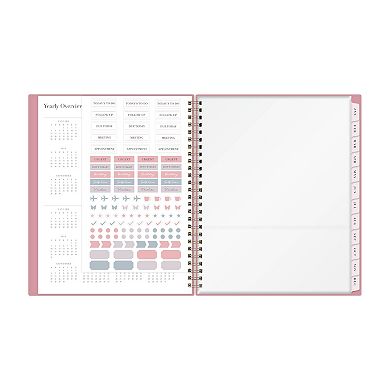Rachel Parcel 7" x 9" Drawn Peony Planning Calendar