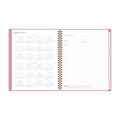 Rachel Parcel 7" x 9" Drawn Peony Planning Calendar