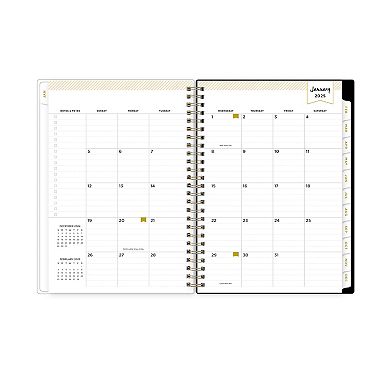 Day Designer Romance Black 5" x 8" Planning Calendar