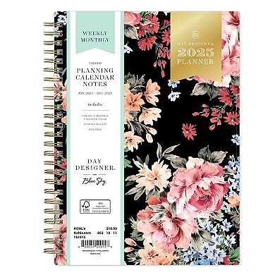 Day Designer Romance Black 5" x 8" Planning Calendar