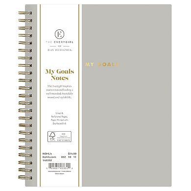The Everygirl My Goals 6" x 8" Notebook