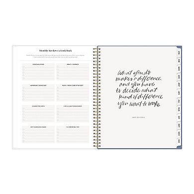 The Everygirl Senegal Blue 8.5" x 11" Planning Calendar