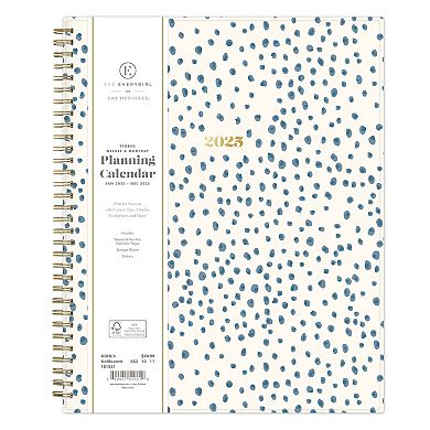 The Everygirl Senegal Blue 8.5" x 11" Planning Calendar