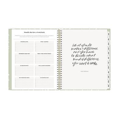 The Everygirl Floral Sage 7" x 9" Planning Calendar