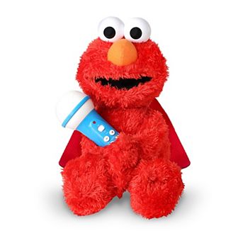 Singing Machine Sesame Street Elmo Plush Karaoke Crew Backpack with Built-In Working Microphone