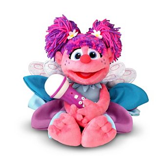 Singing Machine Sesame Street Abby Cadabby Plush Karaoke Crew Backpack with Built-In Working Microphone