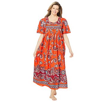 Only Necessities Plus Size Petite Bib Front Lounger