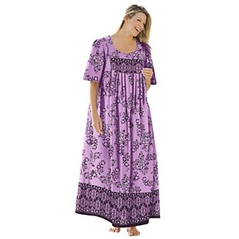 Only Necessities Plus Size Petite Bib Front Lounger