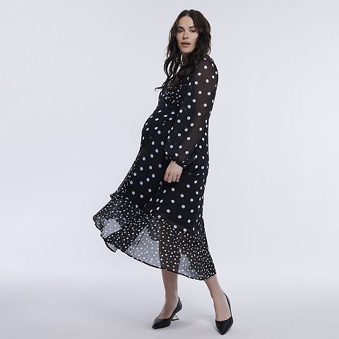 Женские платья Maternity Motherhood ® Woven Wrap Midi Dress