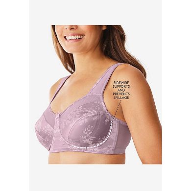 Comfort Choice Women's Plus Size Exclusive Patented Side Wire Bra