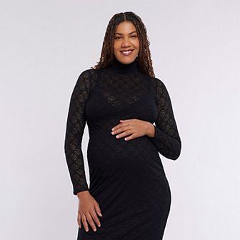 Maternity Motherhood® Turtleneck Long Sleeve Top