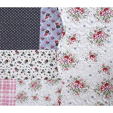 2-piece Cotton Blend Reversible Quilt Set
