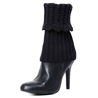 Donner Scalloped Rib Fold-Over Boot Topper