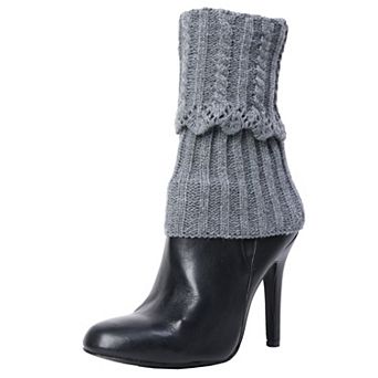 Donner Scalloped Rib Fold-Over Boot Topper