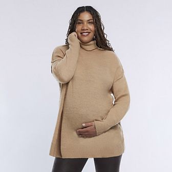 Maternity Motherhood® Mock Neck Sweater