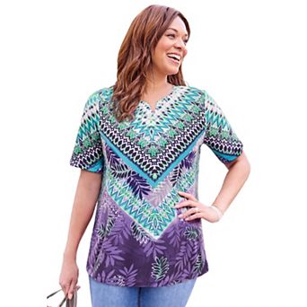 Catherines Women's Plus Size Ethereal Tee