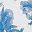 White Blue Floral