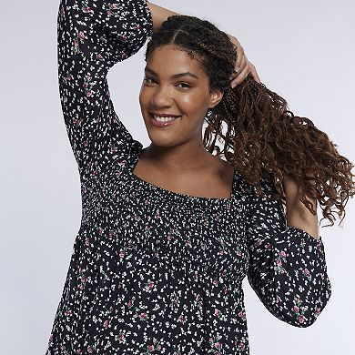 Maternity Motherhood® Smocked Babydoll Top