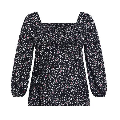 Maternity Motherhood® Smocked Babydoll Top