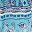 Caribbean Blue Paisley
