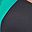 Black Teal Turq