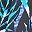 Blue Painterly Leaves