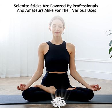 Wbm Selenite Crystal Sticks, Morocco Crystal, Healing Stone - 2 Lbs