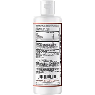 Codeage Liquid Collagen Trim & Glow Supplement Chocolate 15.22 fl oz
