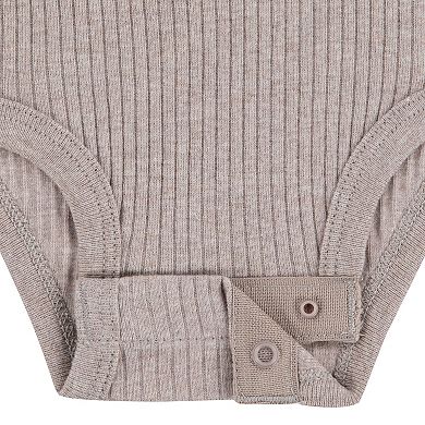 Newborn Baby Huggies Babywear® Organic Long Sleeve Bodysuits 2-Pack