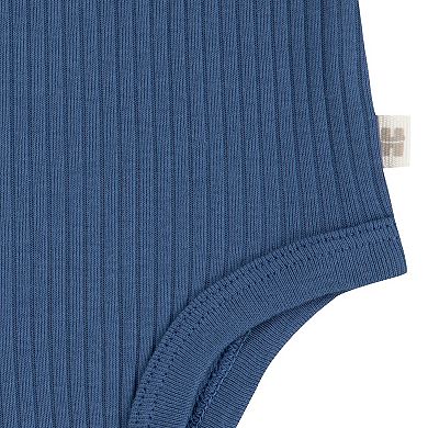 Newborn Baby Huggies Babywear® Organic Long Sleeve Bodysuits 2-Pack