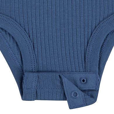 Newborn Baby Huggies Babywear® Organic Long Sleeve Bodysuits 2-Pack