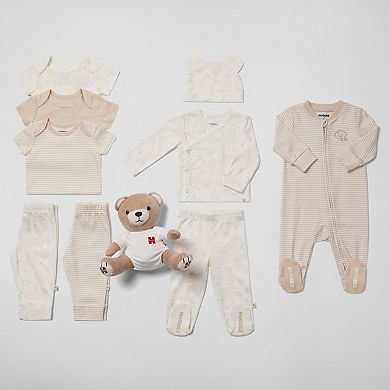 Newborn Baby Huggies Babywear® Organic Take Me Home T-shirt Pants & Beanie 3-Piece Set